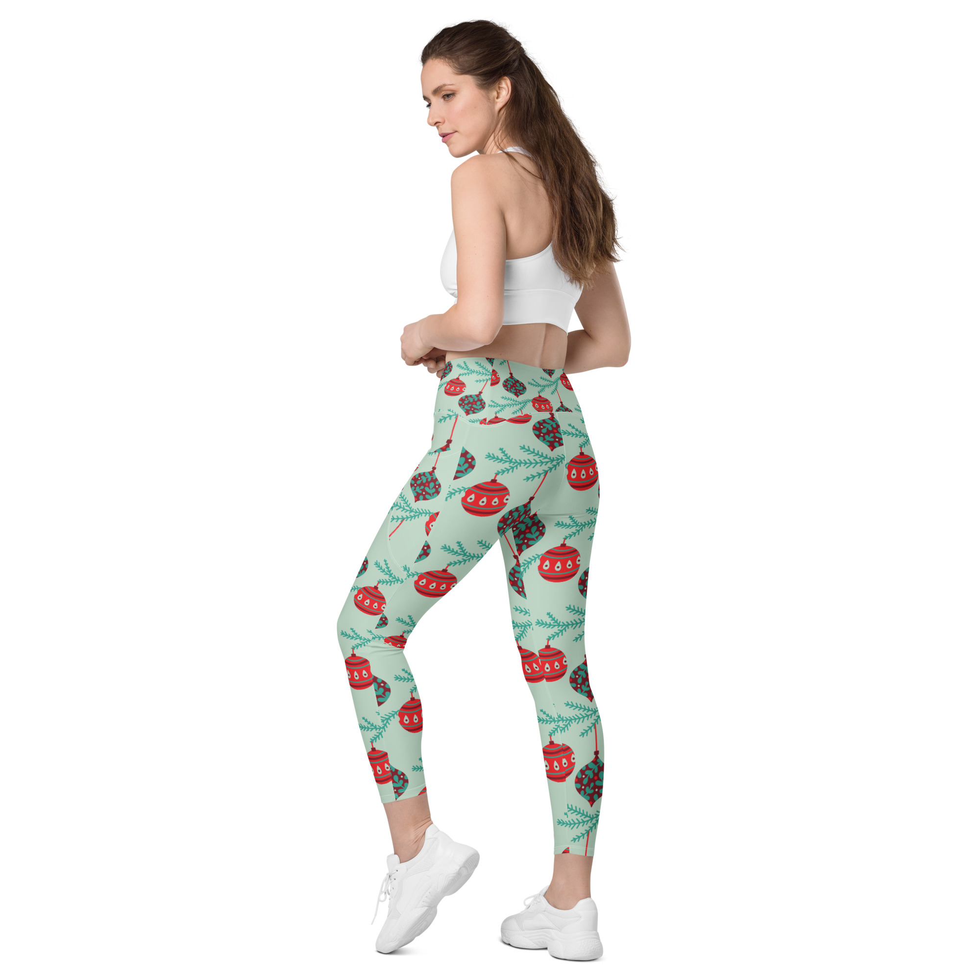 Christmas Print Leggings with pockets - Expanse Label